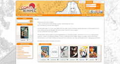 Desktop Screenshot of comic-tempel.de