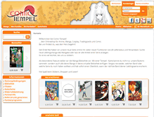 Tablet Screenshot of comic-tempel.de